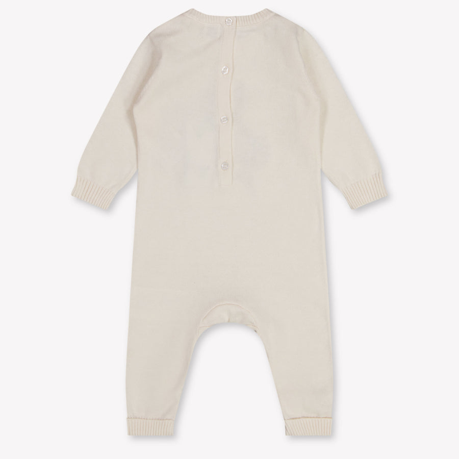 Guess bebe Chicos Mono corto en Blanco Roto