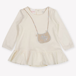Guess Baby Meisjes Jurk In Off White