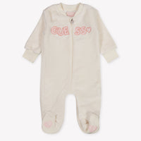 Guess Baby Mädchen Spielanzug In Grauweiß