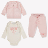 Guess Baby Mädchen Jogginganzug In Hellrosa