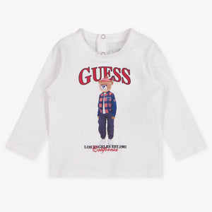 Guess Bébé Garçons T-shirt dans Blanc