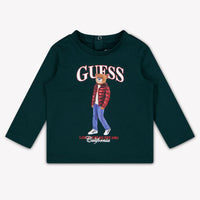 Guess Bébé Garçons T-shirt dans Vert Foncé