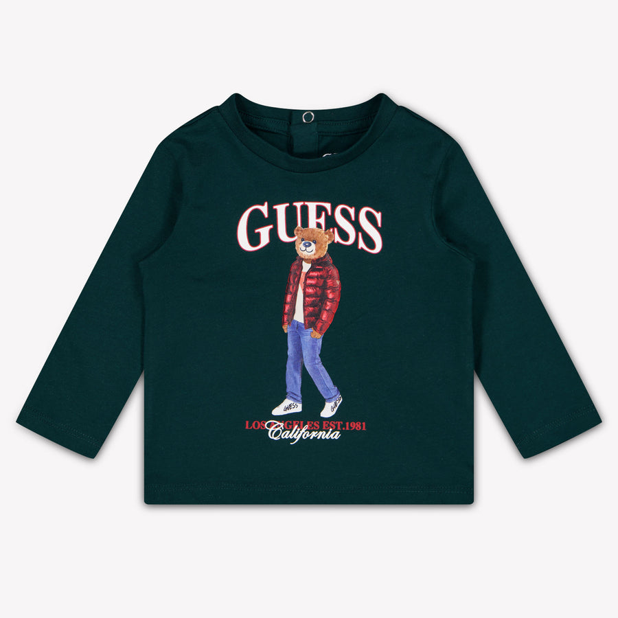 Guess Bébé Garçons T-shirt dans Vert Foncé