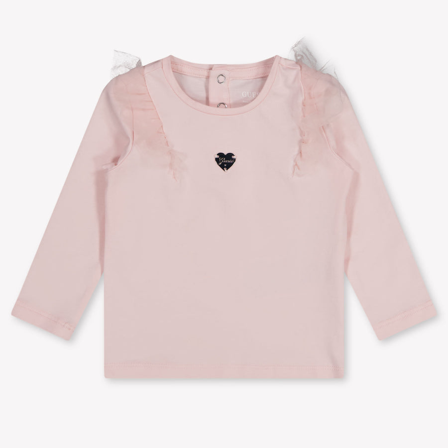 Guess Baby Mädchen T-Shirt In Hellrosa