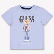 Guess Bébé Garçons T-shirt dans Bleu Clair
