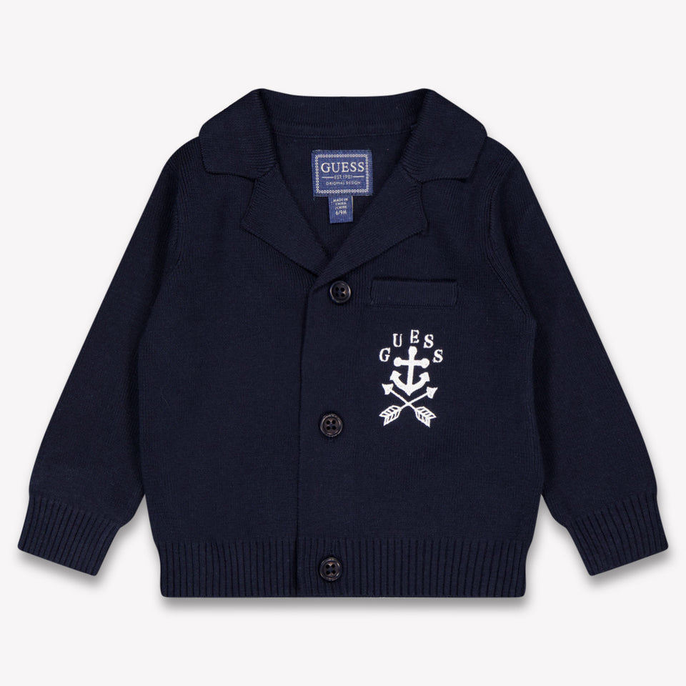 Guess Bambino Ragazzi Cardigan dentro Navy