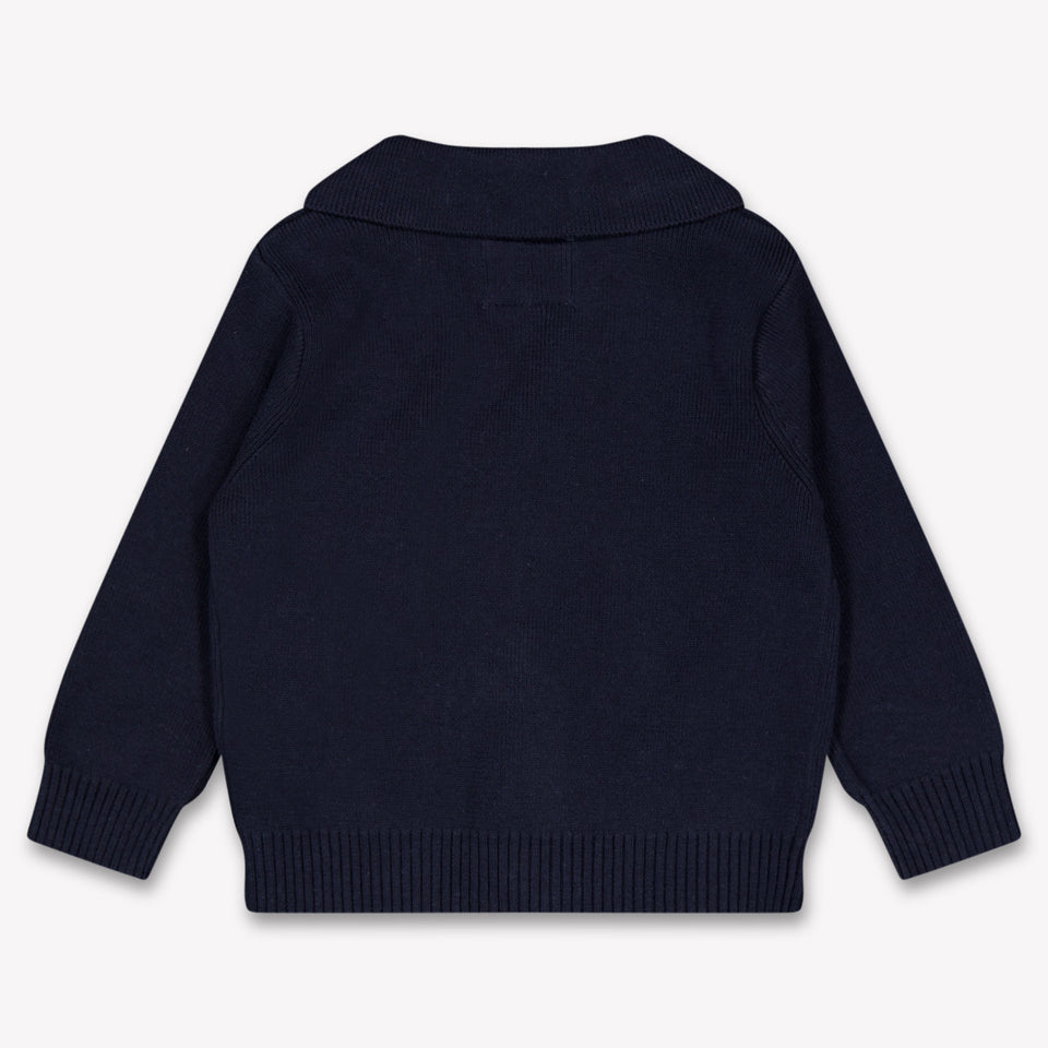 Guess Baby Boys Cardigan In Navy