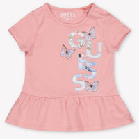 Guess Bébé Filles Situé dans le vieux Rose