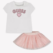 Guess Bambino Ragazze Impostato Rosa Chiaro