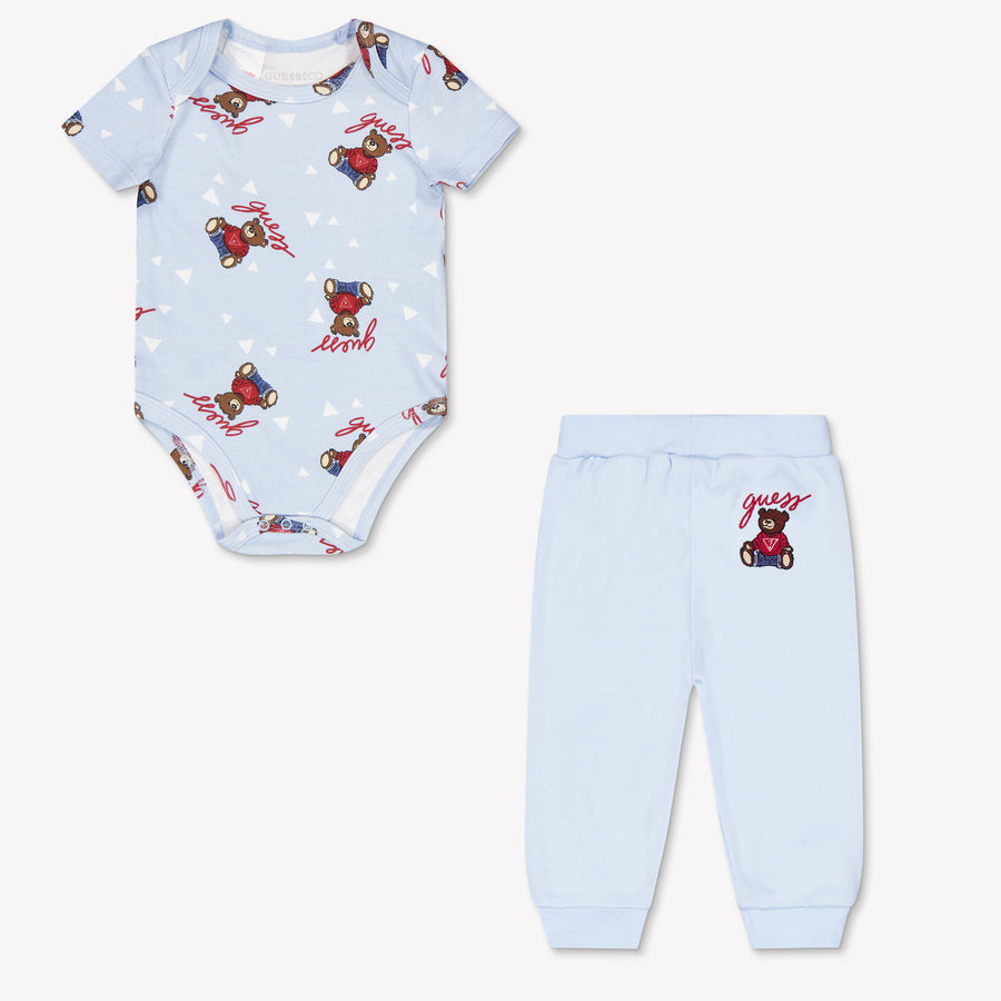 Guess Baby Boys Jogging suit In Light Blue