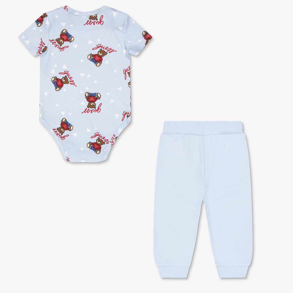 Guess Baby Jungen Jogginganzug In Hellblau