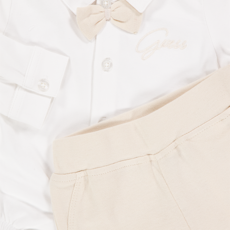 Guess bebe Chicos Establecer en Blanco