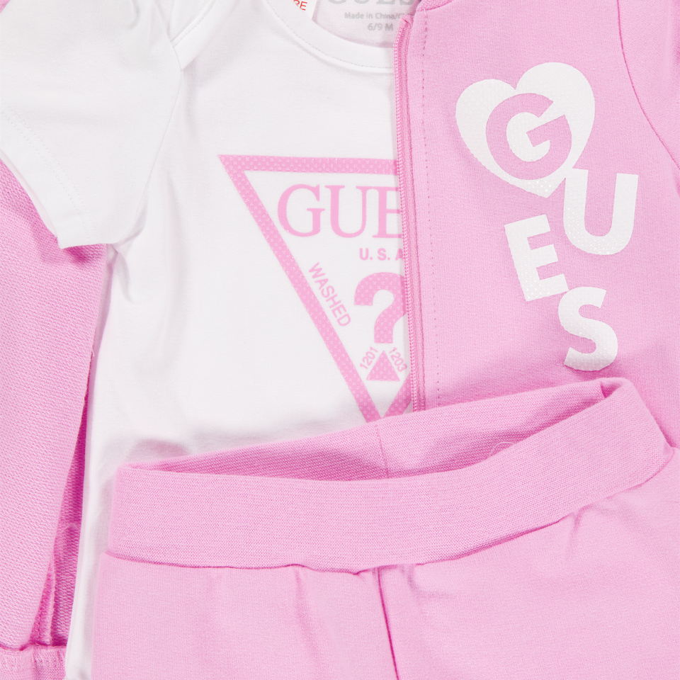 Guess Bambino Ragazze Tuta da jogging Rosa