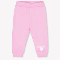 Guess Baby Meisjes Joggingpak In Roze