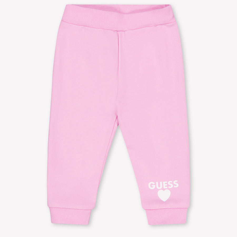 Guess Baby Meisjes Joggingpak In Roze
