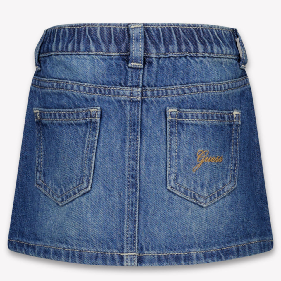 Guess Enfants Filles Jupe en Bleu