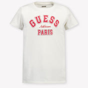 Guess Bambini Ragazze Maglietta dentro Bianco