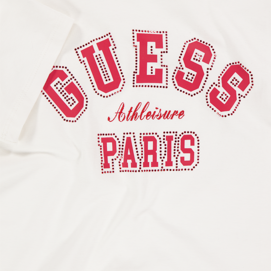 Guess Enfants Filles T-shirt dans Blanc