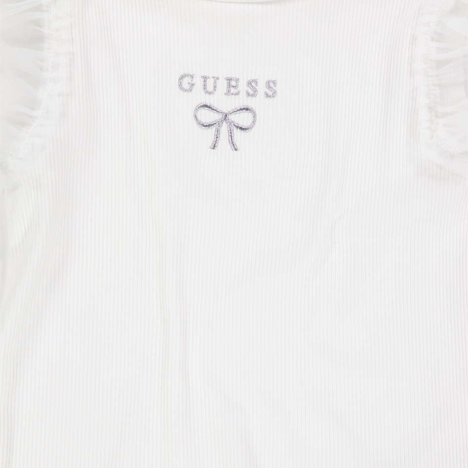 Guess Kinder Meisjes T-Shirt In Wit