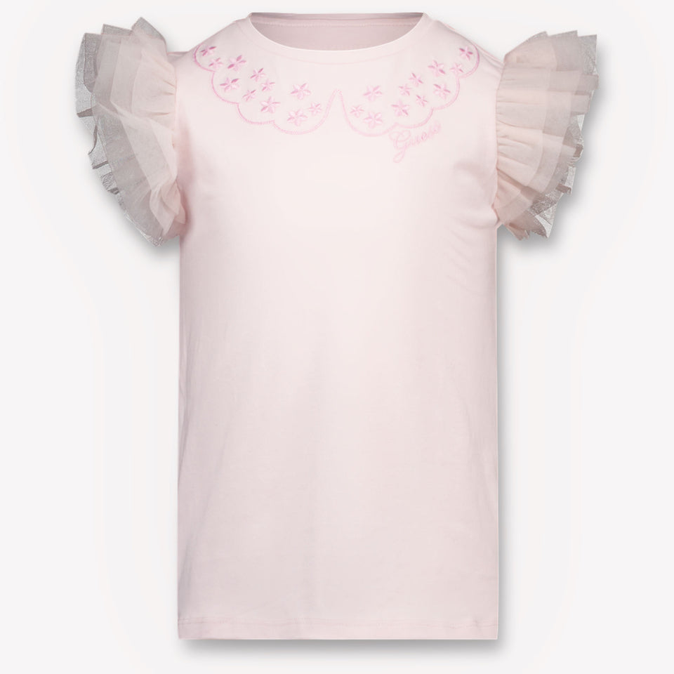 Guess niños Chicas Camiseta adentro Rosa claro
