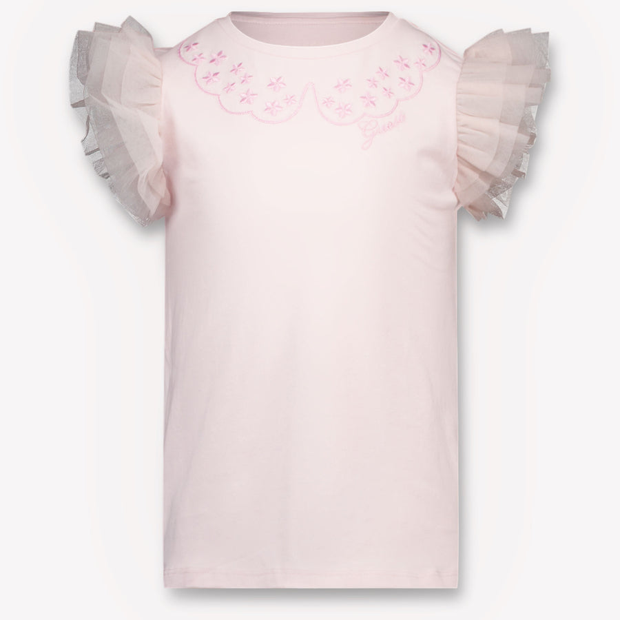 Guess Enfants Filles T-shirt dans Rose Léger
