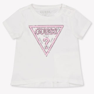 Guess Bambino Ragazze Maglietta dentro Bianco
