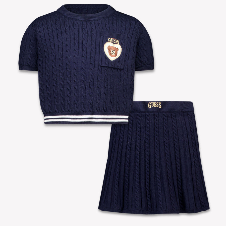 Guess niños Chicas Establecer en Navy