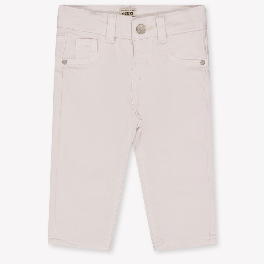 Guess Bébé Garçons Jean en blanc cassé