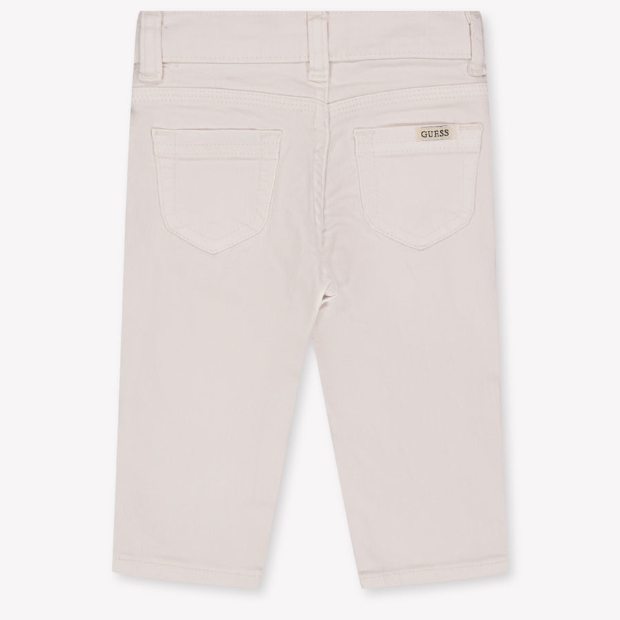 Guess Bébé Garçons Jean en blanc cassé