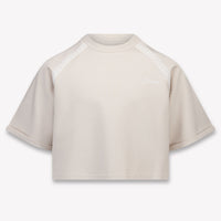 Guess Kinder Meisjes T-Shirt In Licht Beige