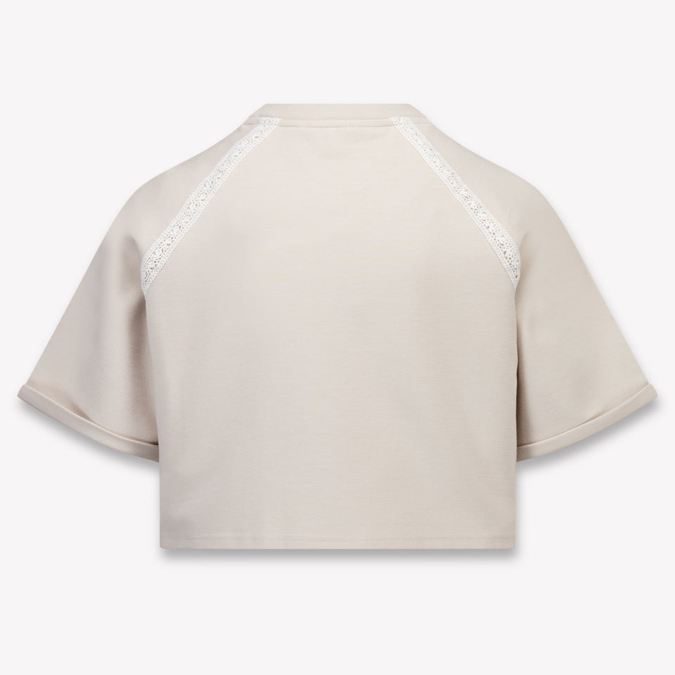 Guess Enfants Filles T-shirt dans Beige Clair