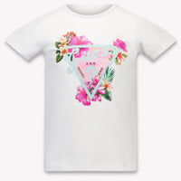 Guess Kinder Meisjes T-Shirt In Wit
