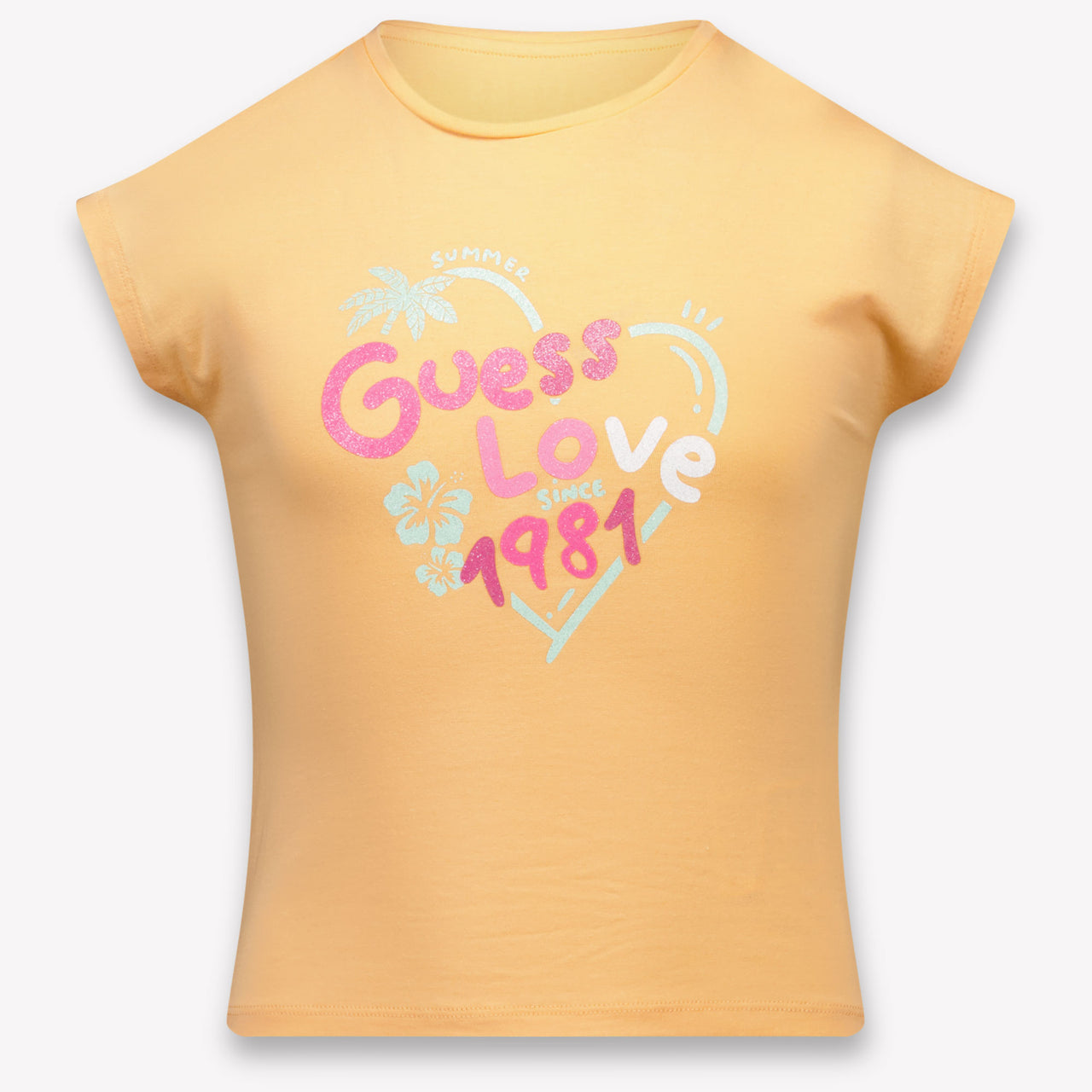 Guess Kinder Mädchen T-Shirt In Lachsfarben