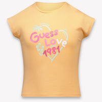Guess Kinder Mädchen T-Shirt In Lachsfarben