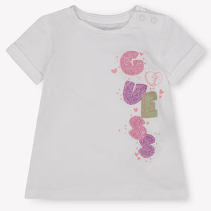 Guess bebe Chicas Camiseta adentro Blanco