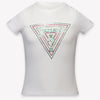 Guess Enfants Filles T-shirt dans Blanc