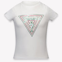 Guess Enfants Filles T-shirt dans Blanc