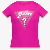 Guess Kinder Mädchen T-Shirt In Fuchsia