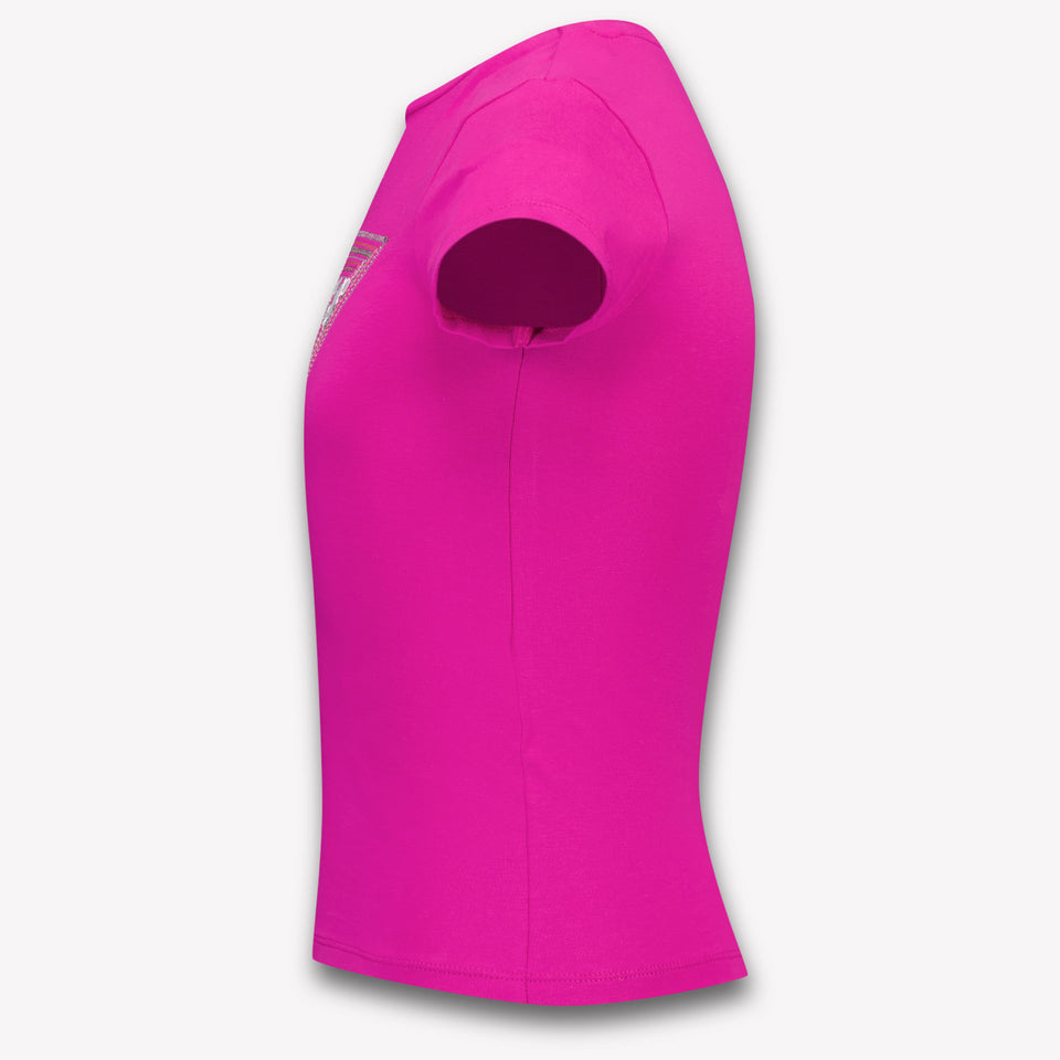 Guess Kinder Mädchen T-Shirt In Fuchsia