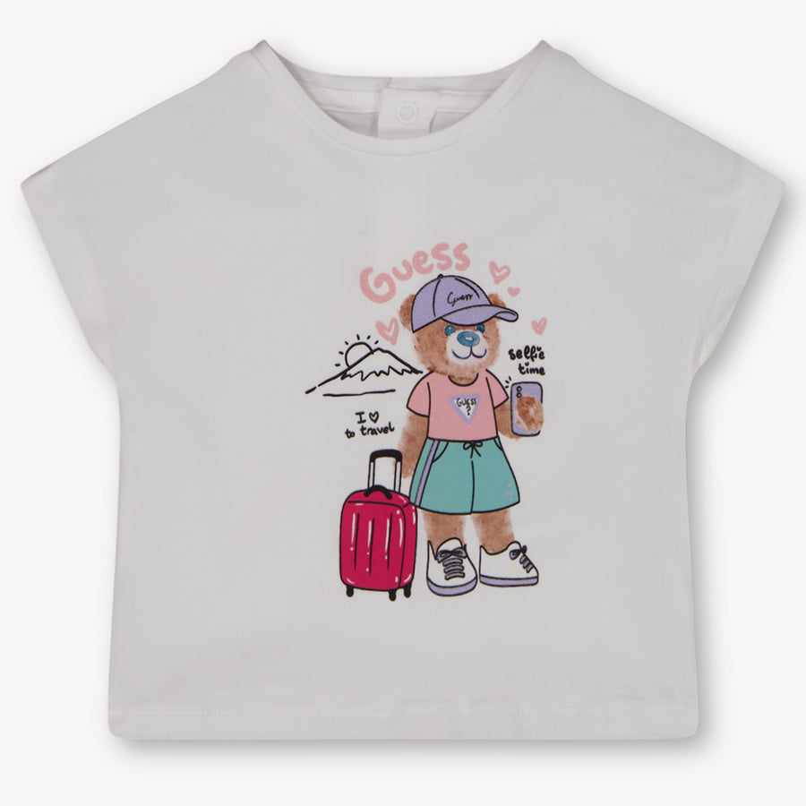 Guess Bébé Filles T-shirt dans Blanc