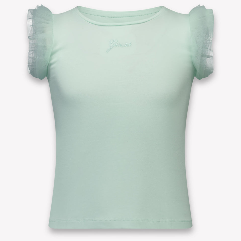 Guess Kinder Meisjes T-Shirt In Mint