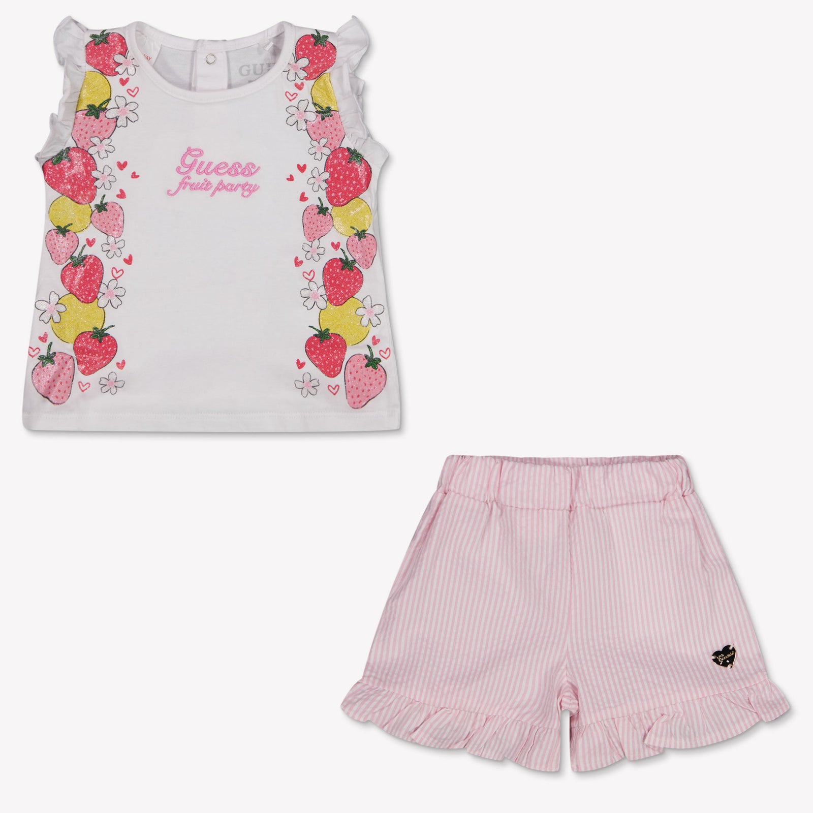 Guess bebe Chicas Establecer en Blanco