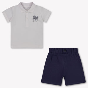 Guess Baby Boys Set In White