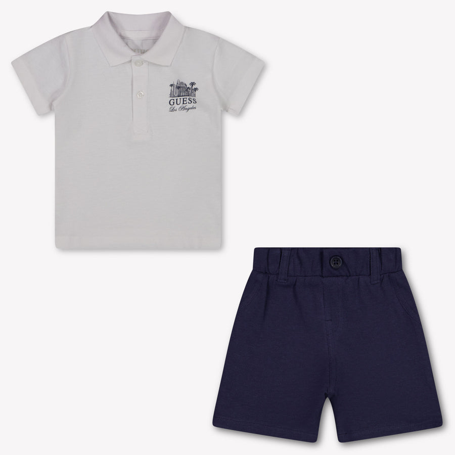 Guess Baby Boys Set In White