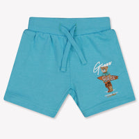 Guess bebe Chicos pantalones cortos en Turquesa