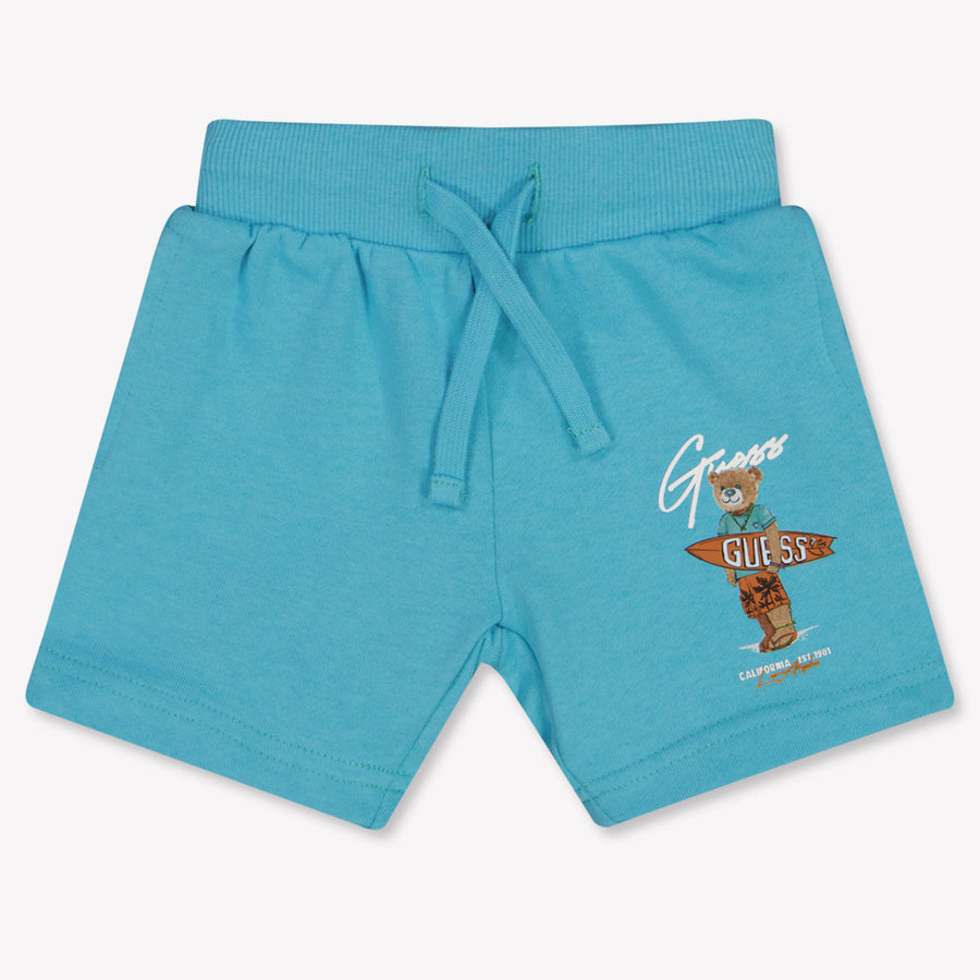 Guess bebe Chicos pantalones cortos en Turquesa