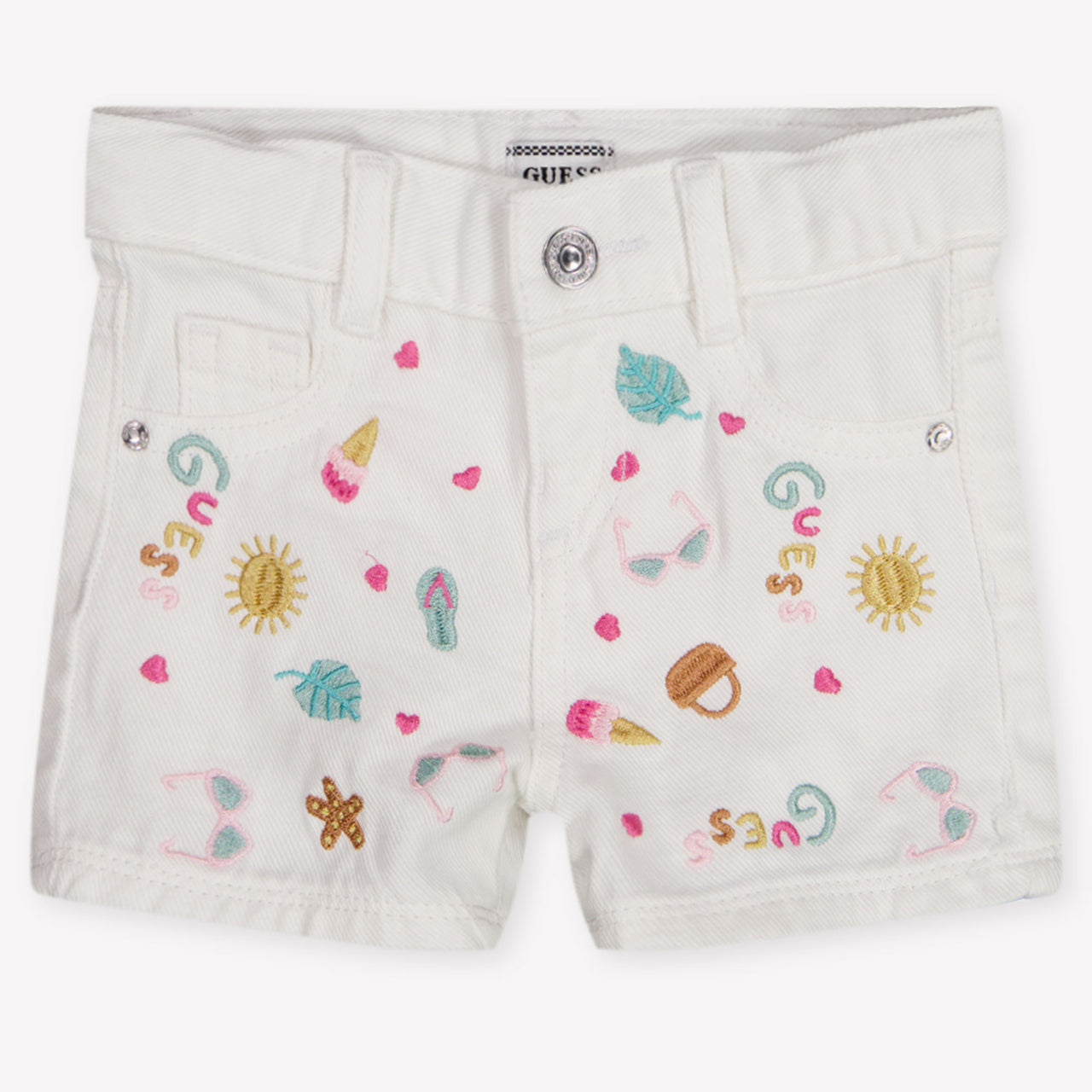 Guess bebe Chicas pantalones cortos en Rosa