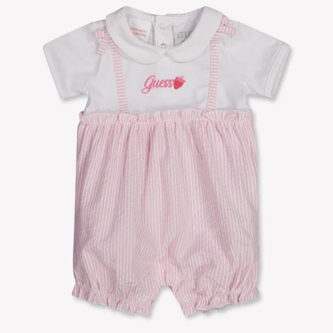 Guess Baby Girls Playsuit In White