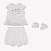 Guess Baby Meisjes Setje In Wit