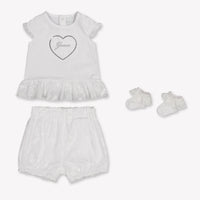 Guess bebe Chicas Establecer en Blanco